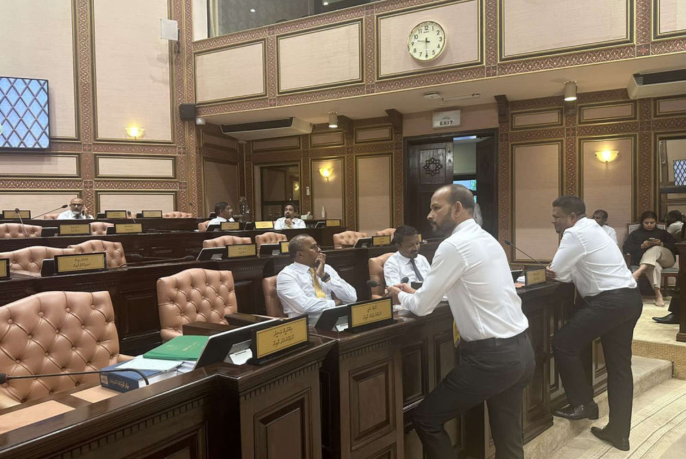 ރައްޔިތުން މަޖިލީހުގެ މެންބަރުން އިހުތިޖާޖު ކުރައްވަނީ