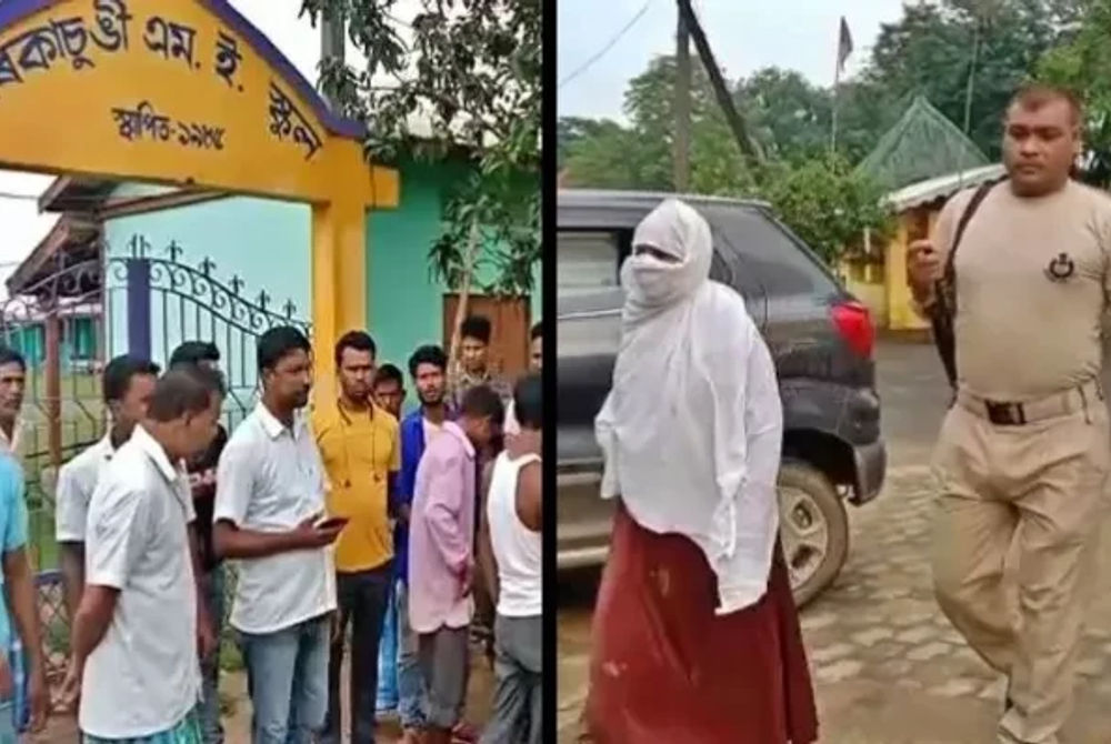 އިންޑިއާގެ އަވަށެއްގައި ފެން ބޮޑުވެފައިވާ ސަރަހައްދެއް