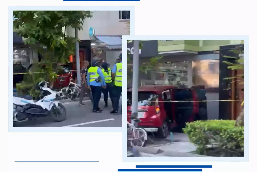 Dangerous road accident in Hulhumalé