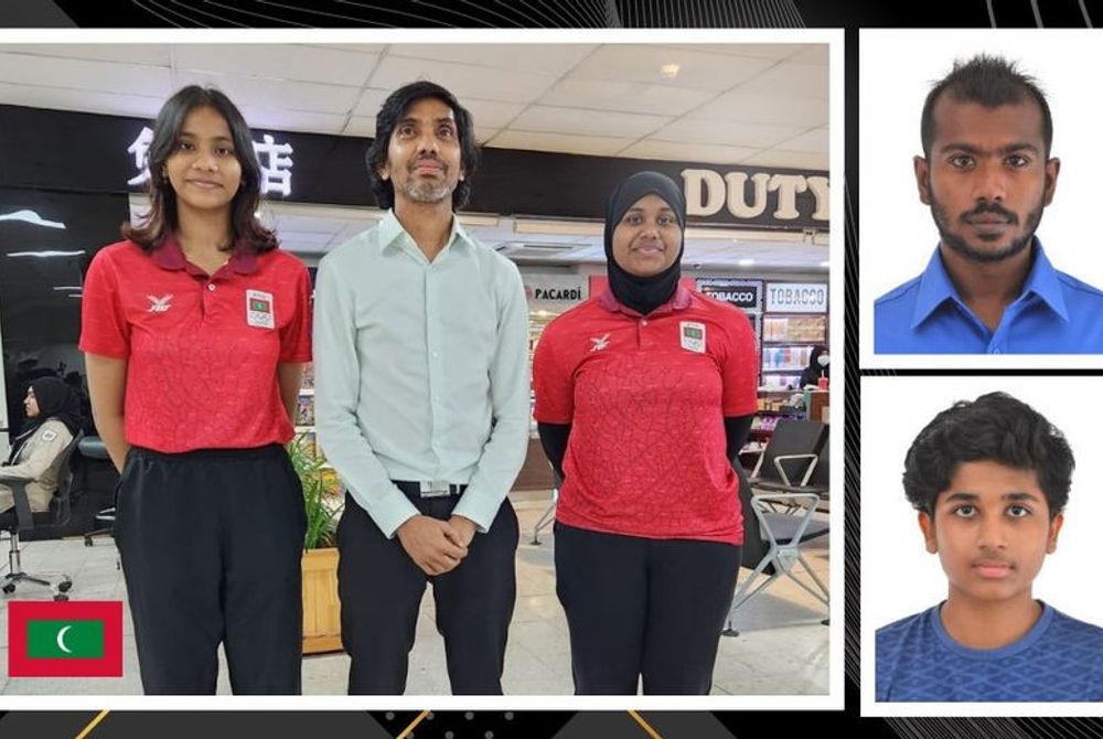 Maldives national TT team heads to Nepal