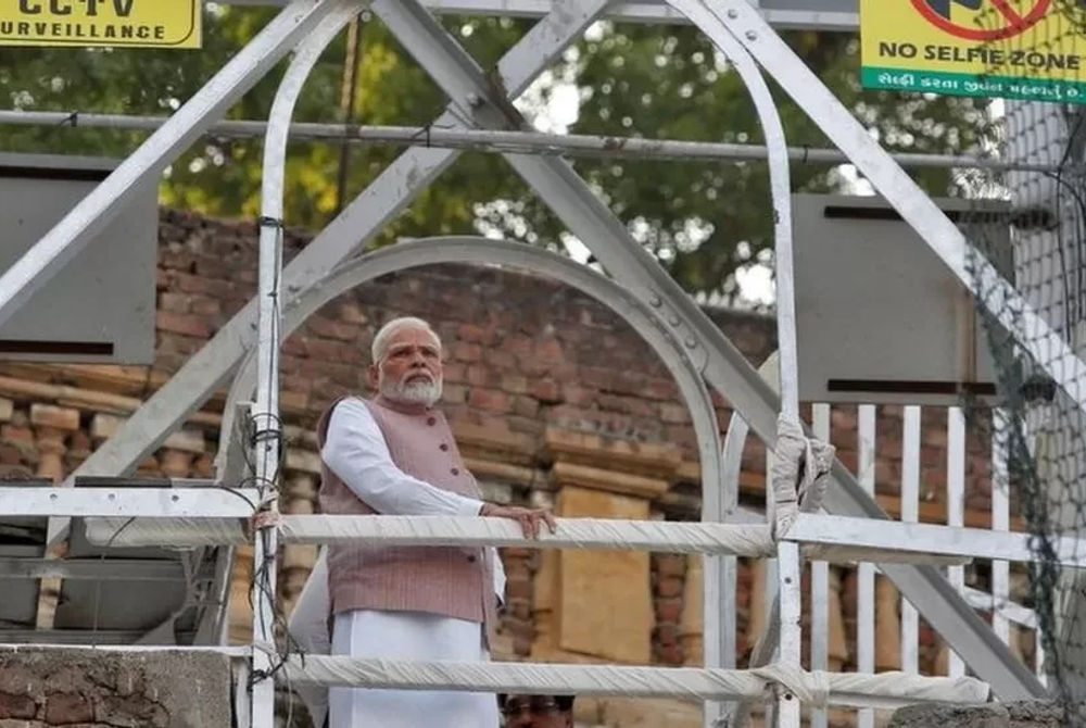 ނަރެންދްރަ މޯދީ ބްރިޖު ވެއްޓުނު ސަރަހައްދު ބައްލަވާލައްވަނީ