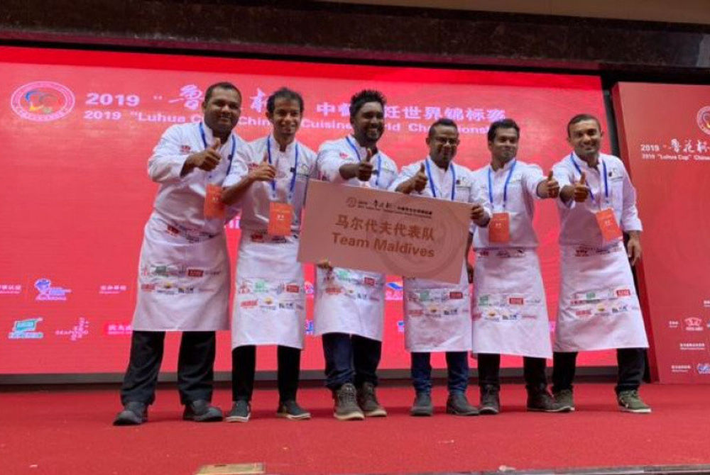The Maldives team of six talented chefs