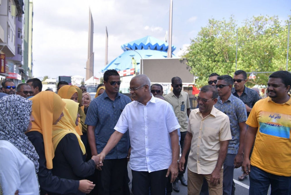 ރައީސް ނަޝީދުއާ ރައީސް ސޯލިހު، ސަޕޯޓަރުންނާ އެކު