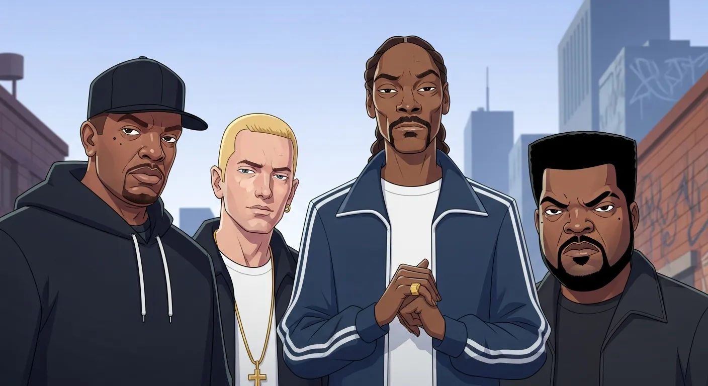 dr dre eminem snoop dogg ice cube