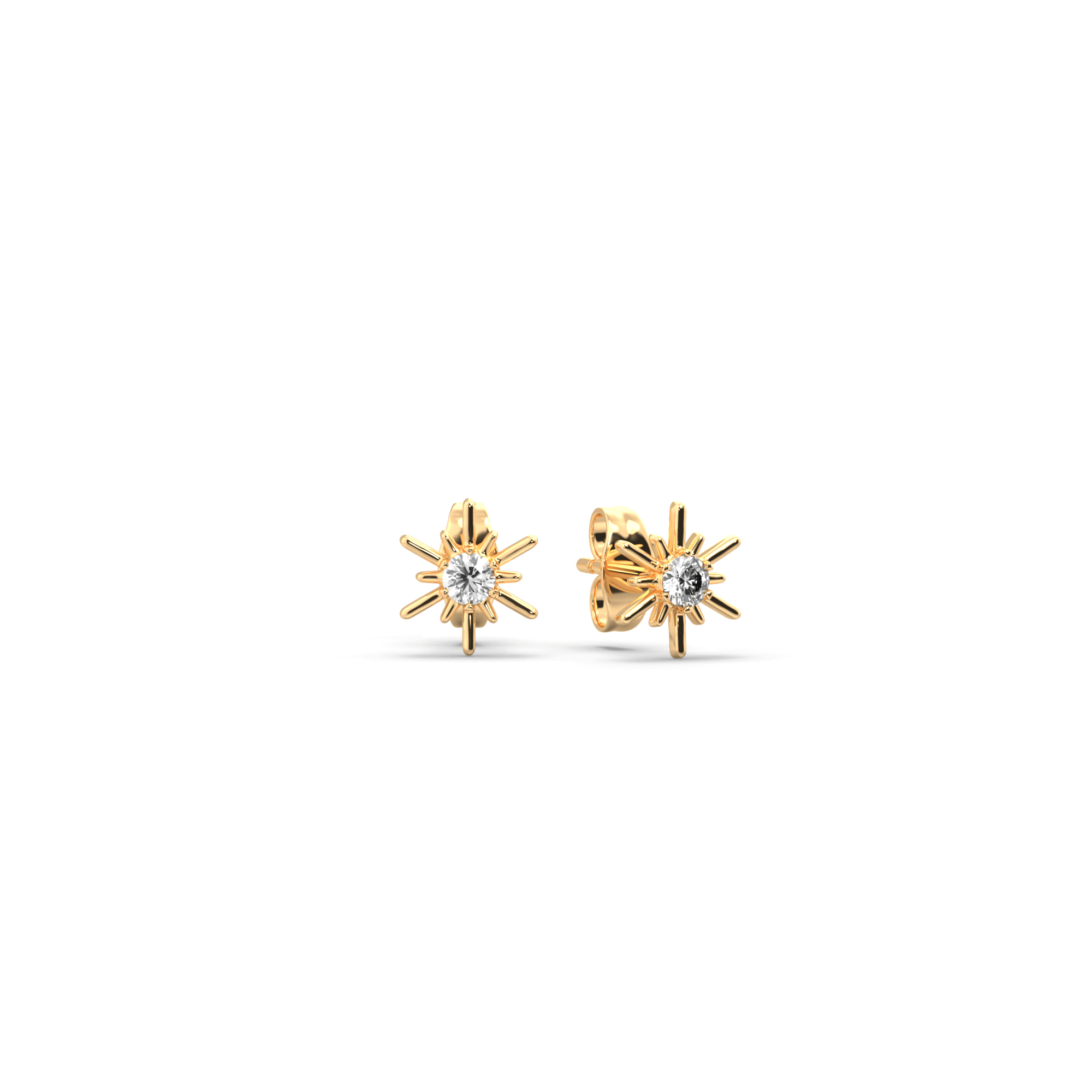 Star stud earrings