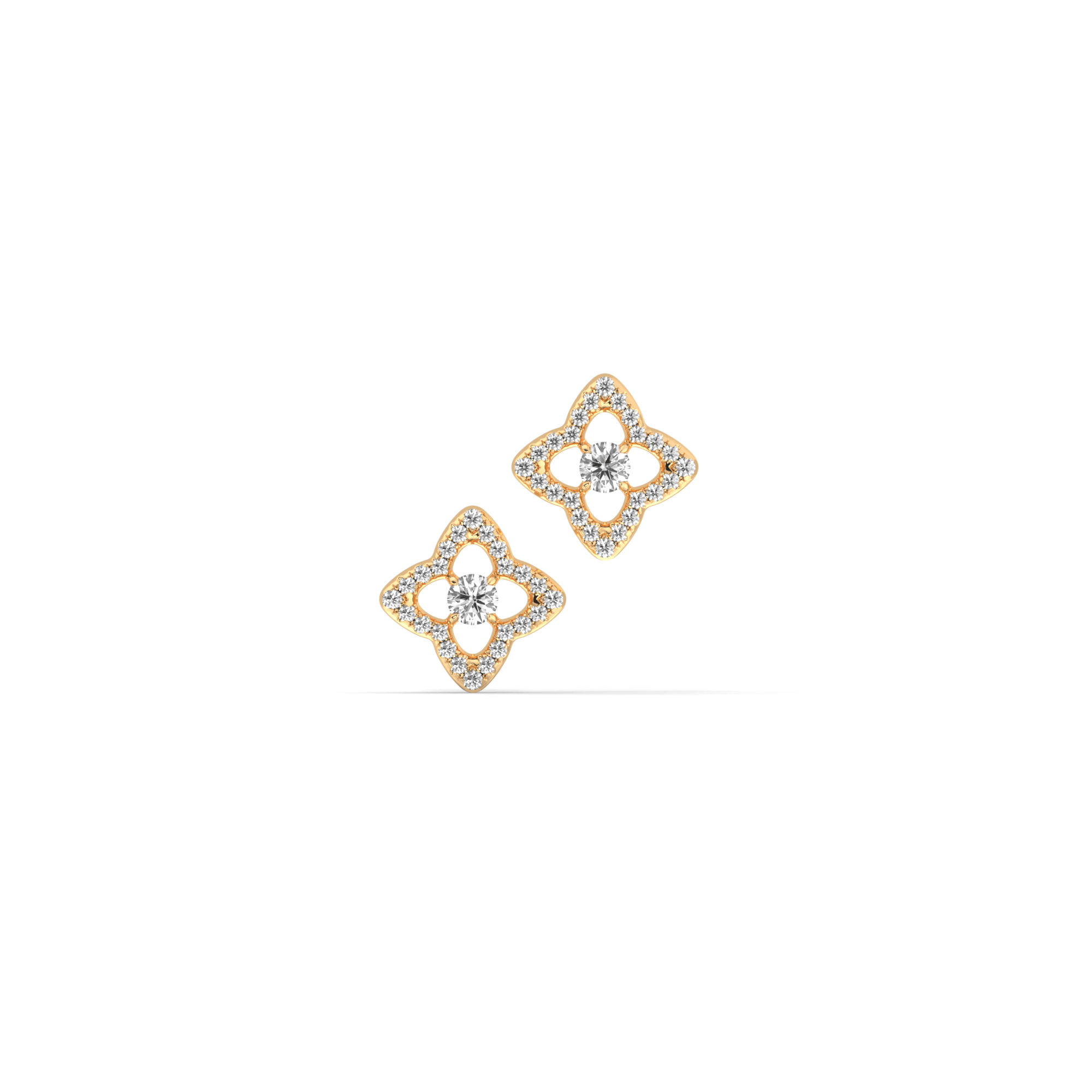 Enchanted Lotus Studs Earrings