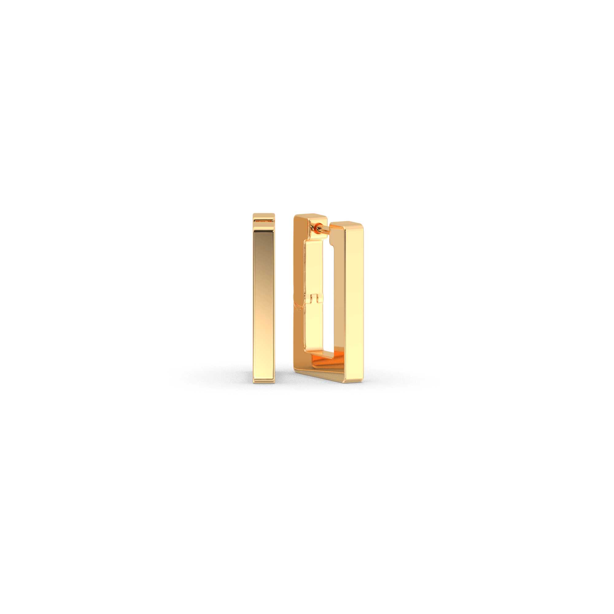 Block Medium Hoops