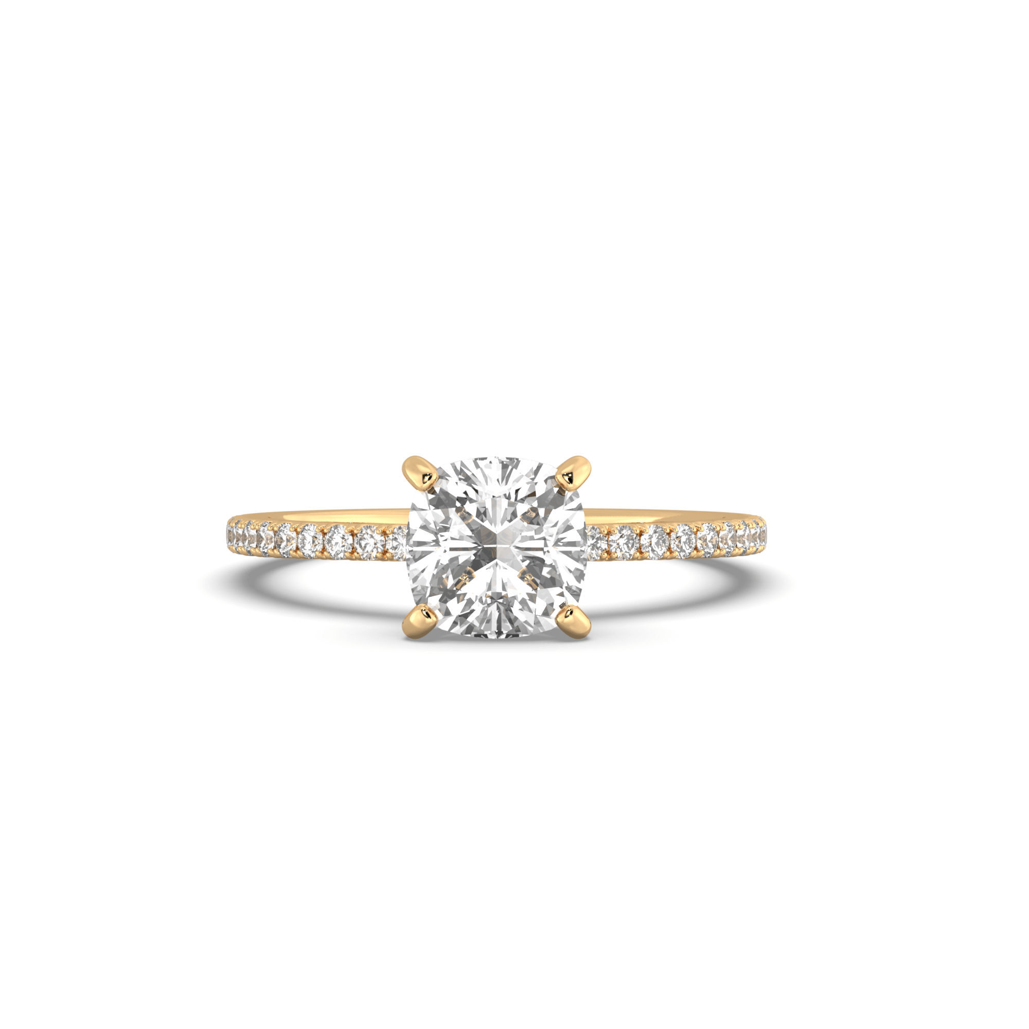 The Signature Cushion Engagement Ring