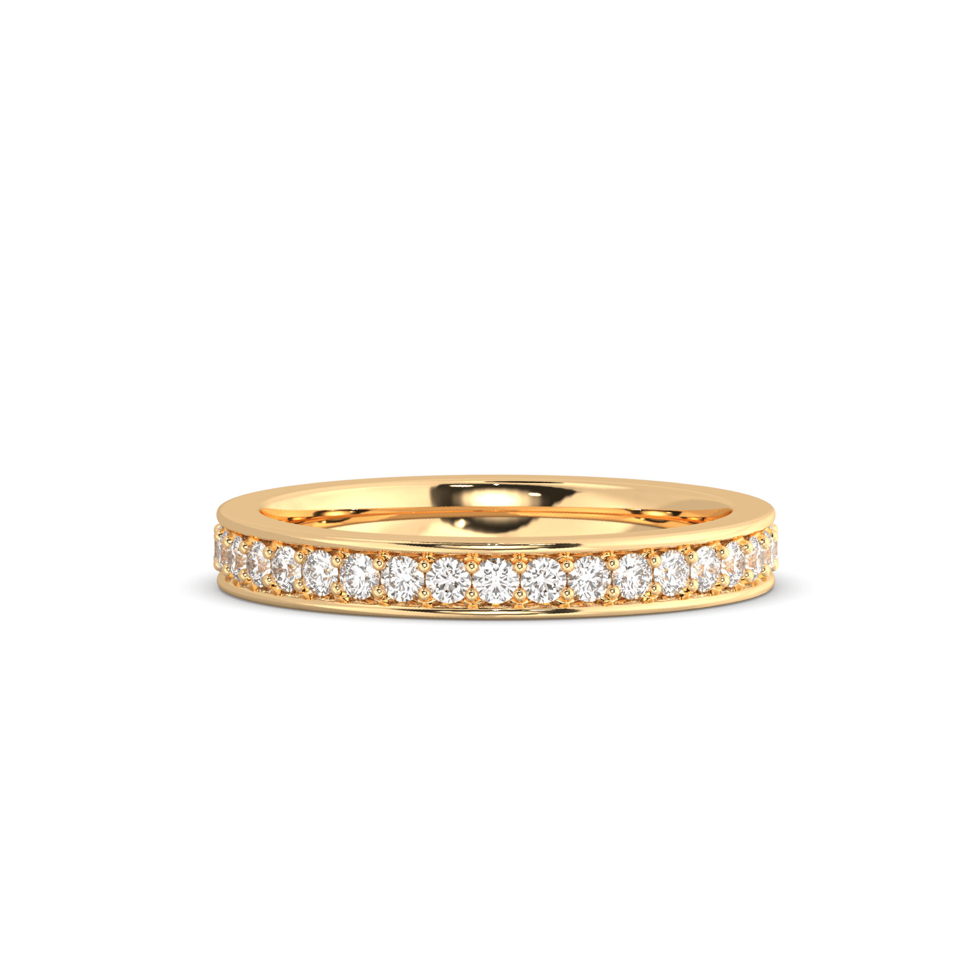Channel Setting Diamond Ring