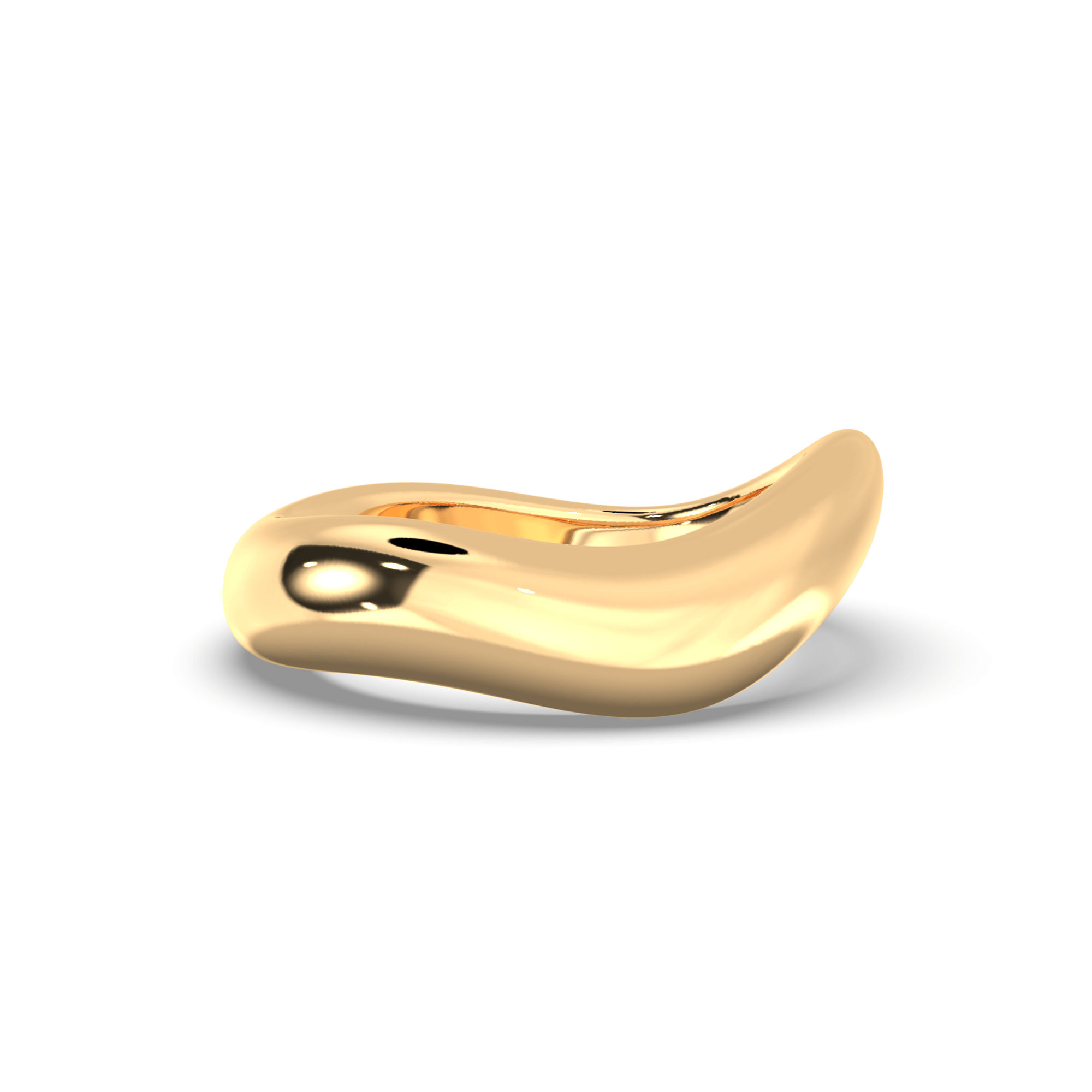 Dôme Figure Slim Ring