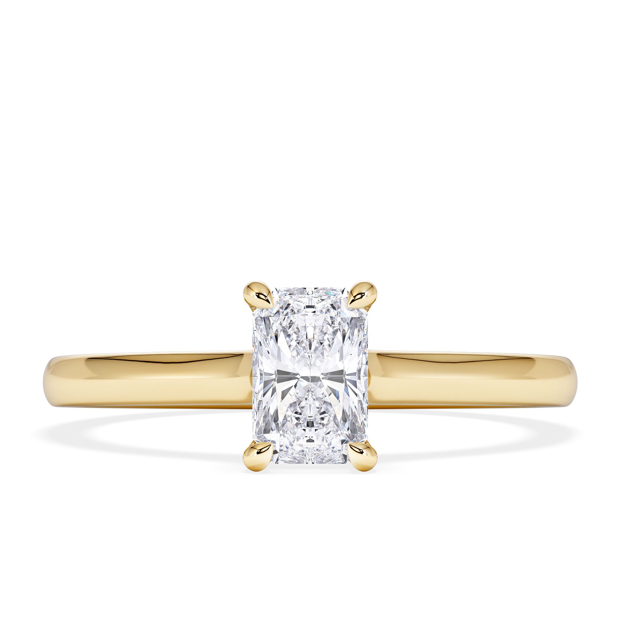 1.00 CT  Solitaire Radiant Ring