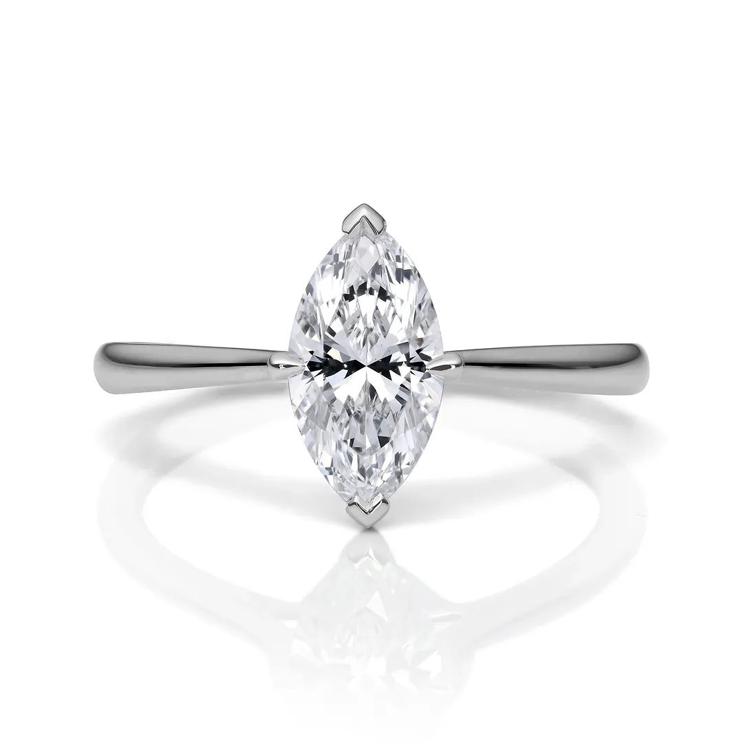 0.50 CT Marquise Diamond Ring