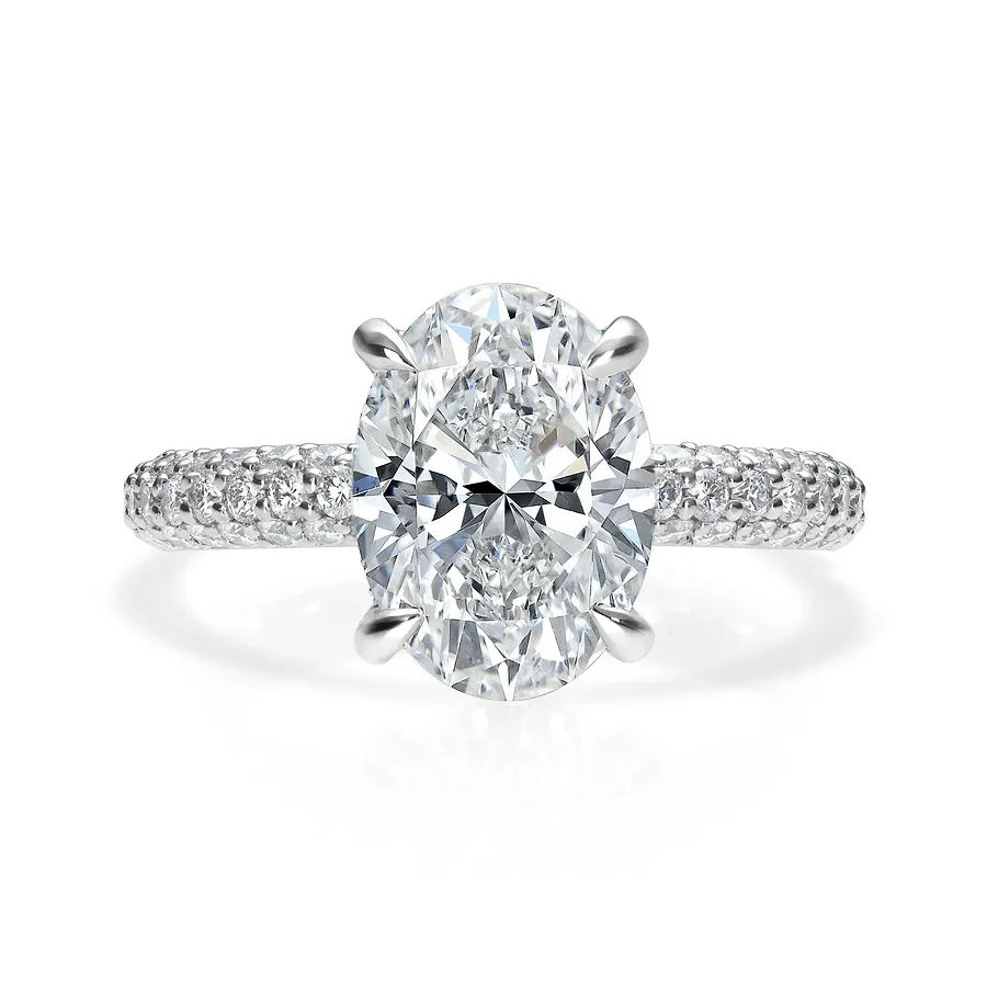 2.00CT Oval Diamond Ring