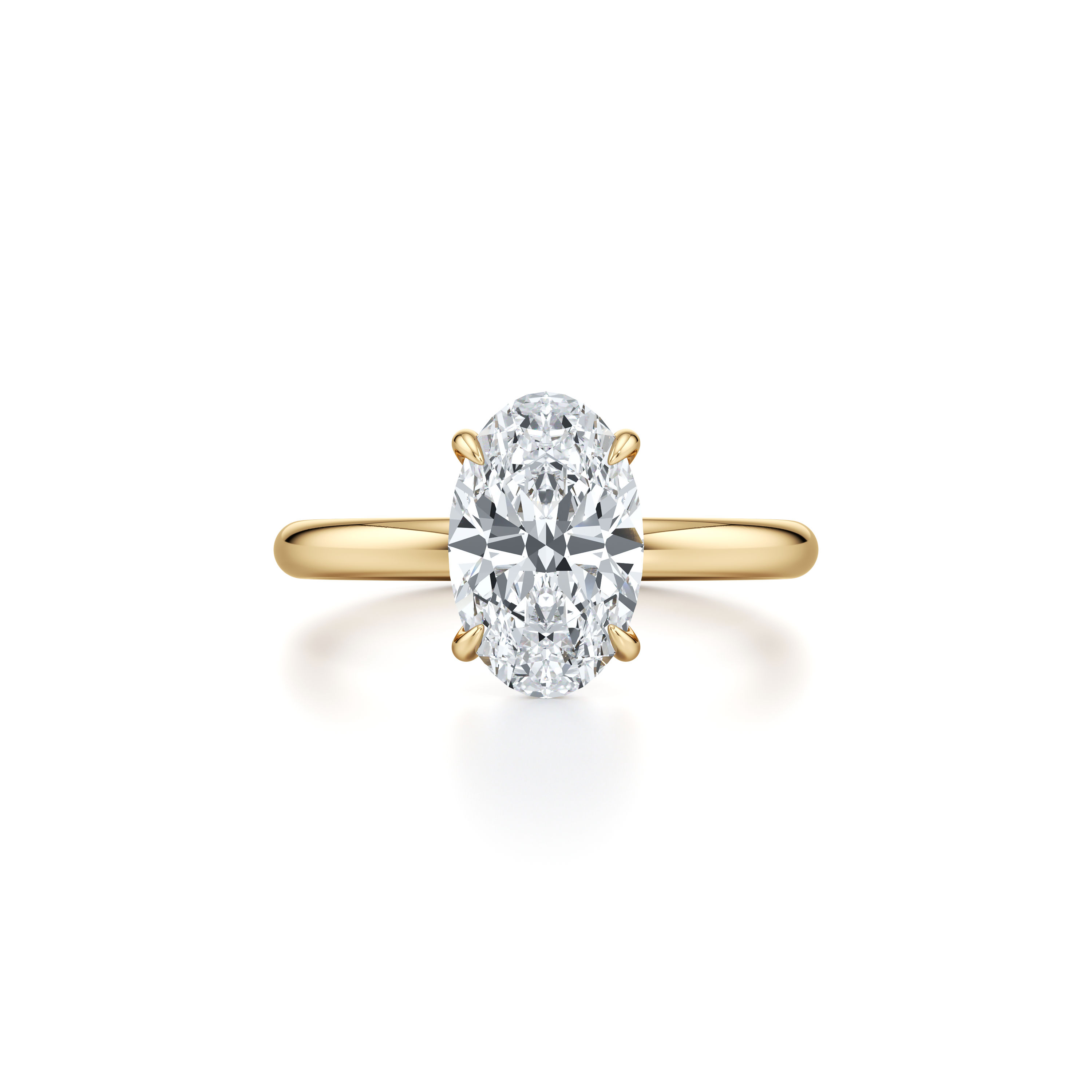 1.00CT Oval Diamond Ring