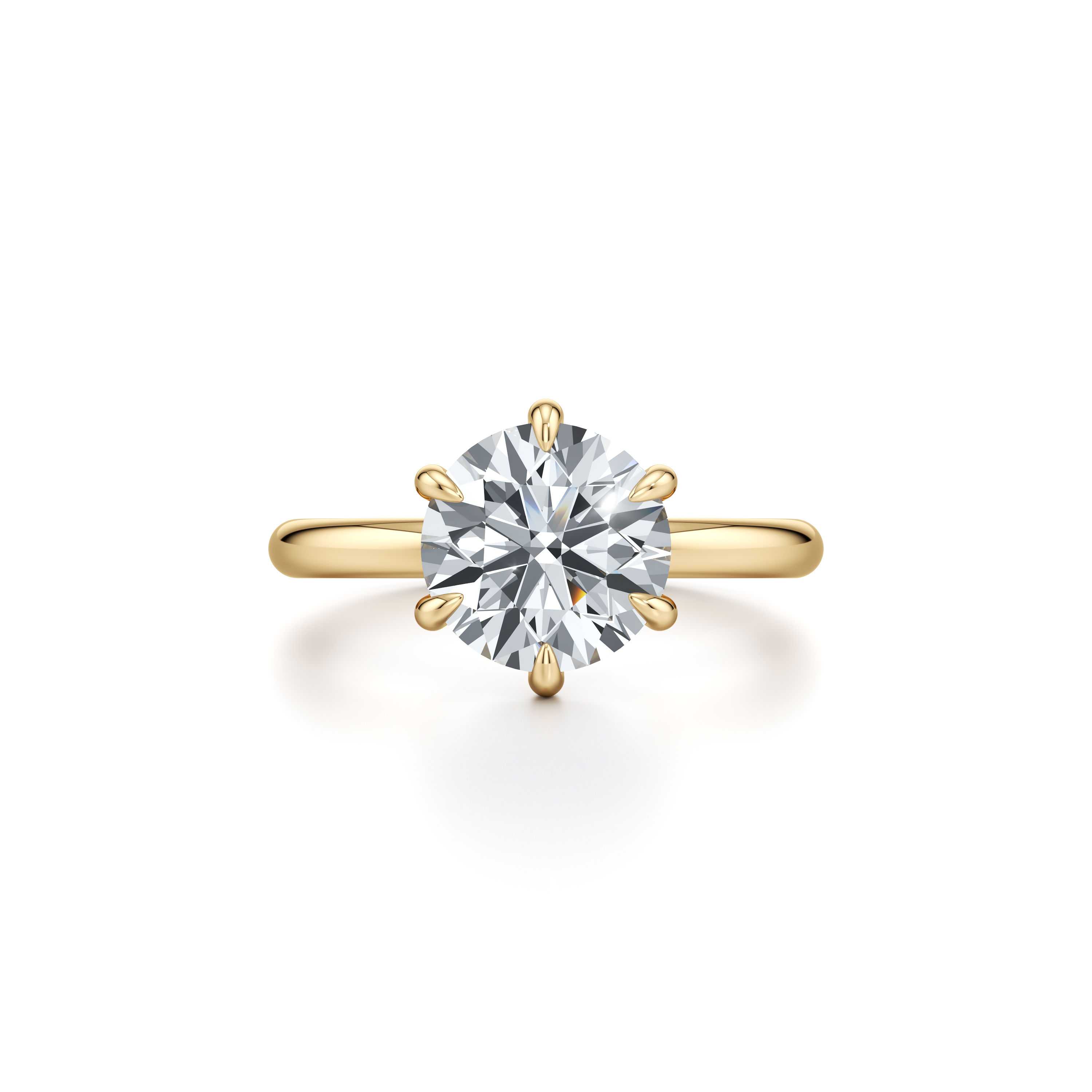 2.00CT Round Diamond  Engagement Ring