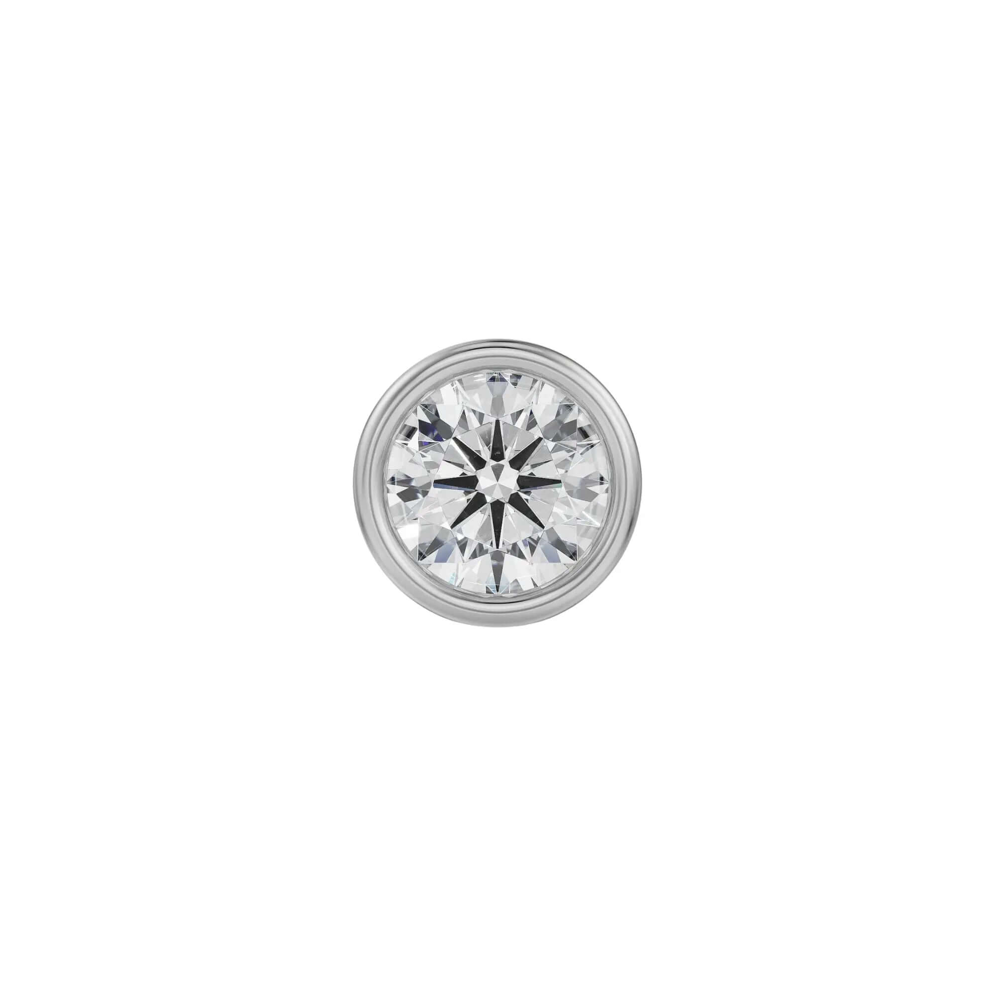 1.00 CT Aryan Round Cut Lab Diamond Men's Stud