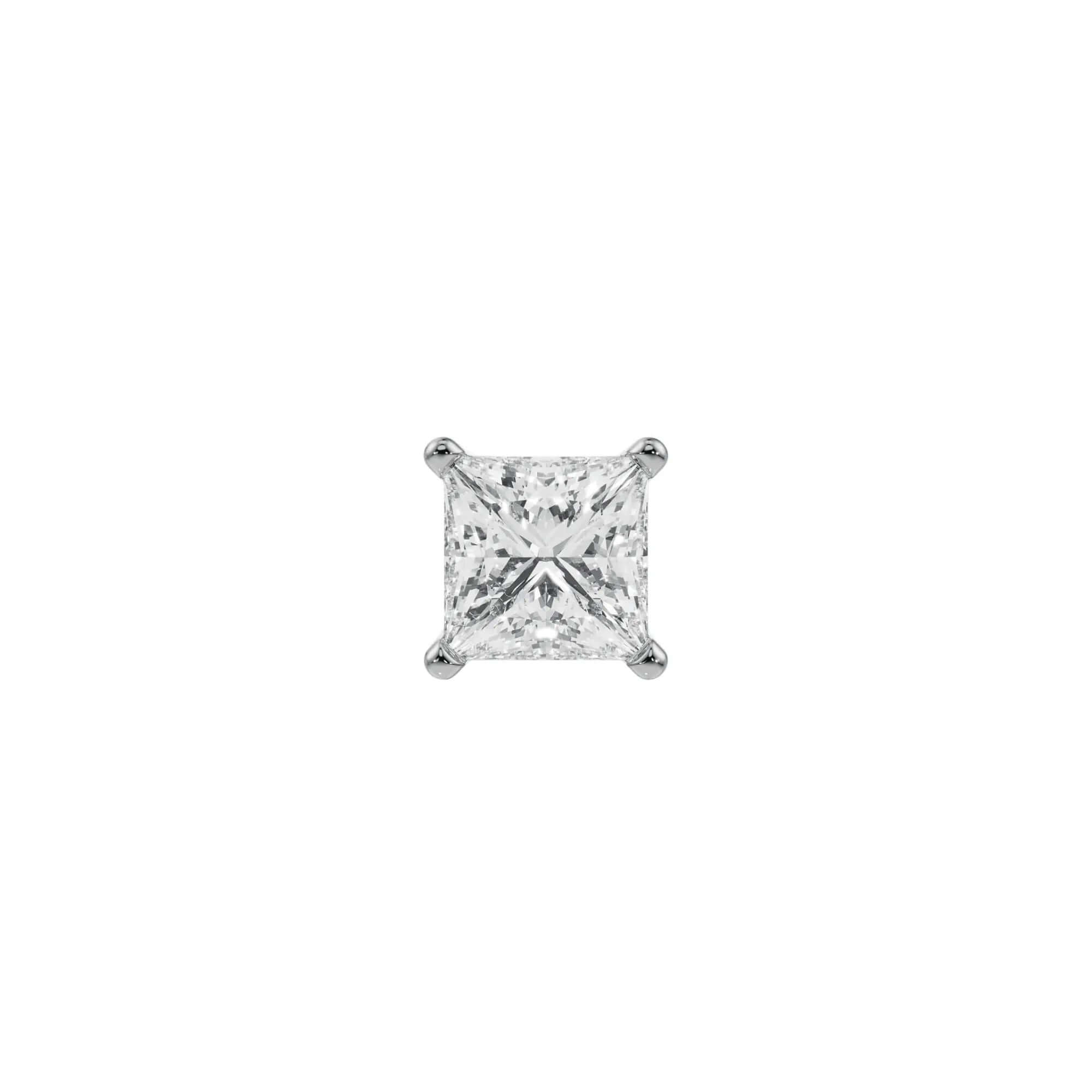 1.00 CT Louis Princess Cut Lab Diamond Men's Stud