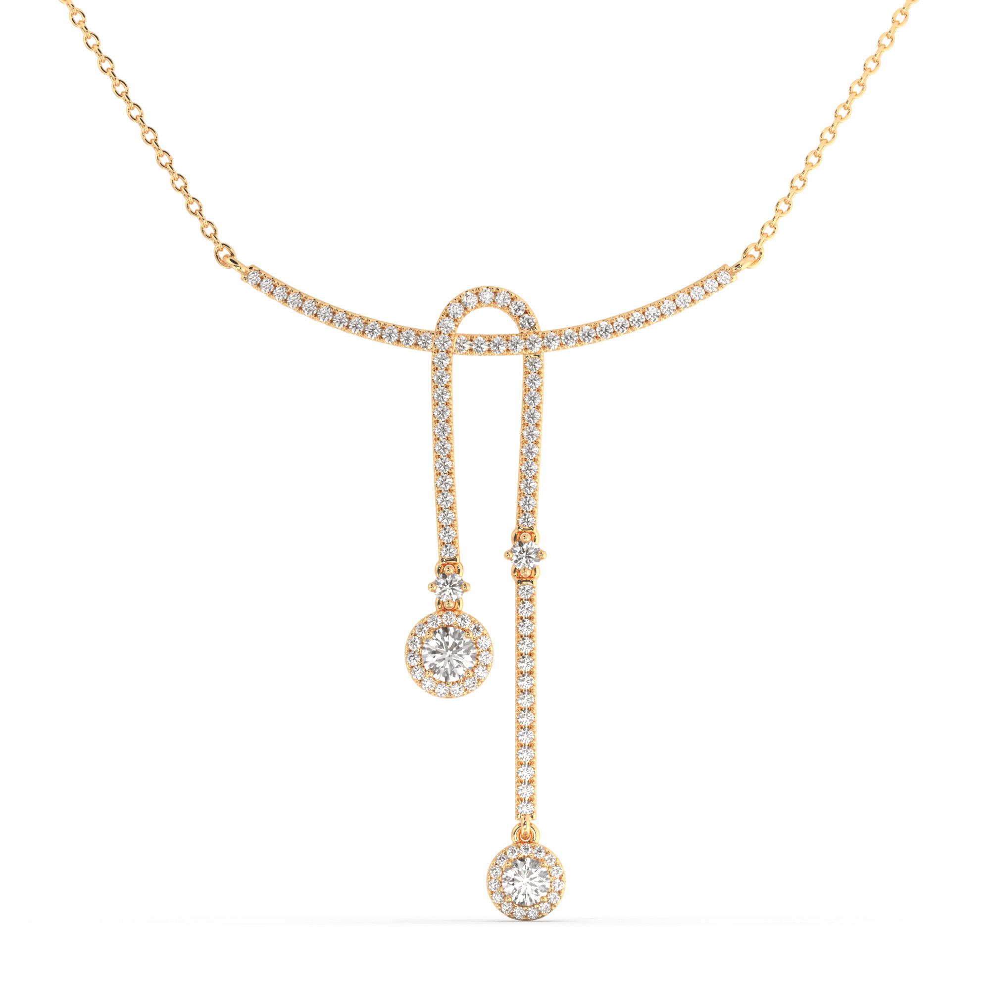 Sia's Shooting Stars Smile Bar Necklace