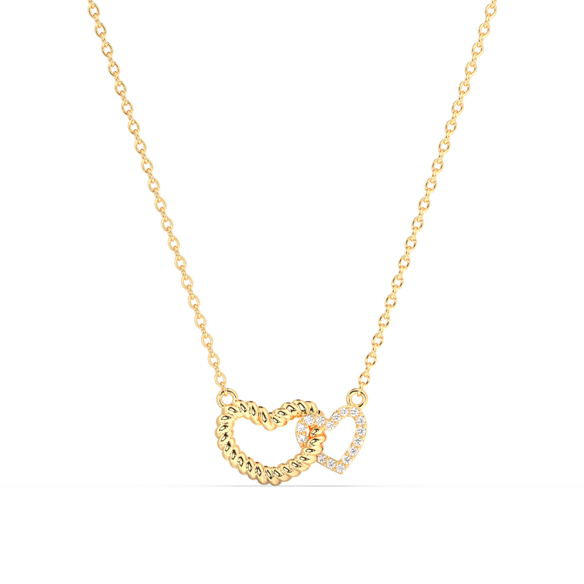 Lucy's Diamond Heart Necklace