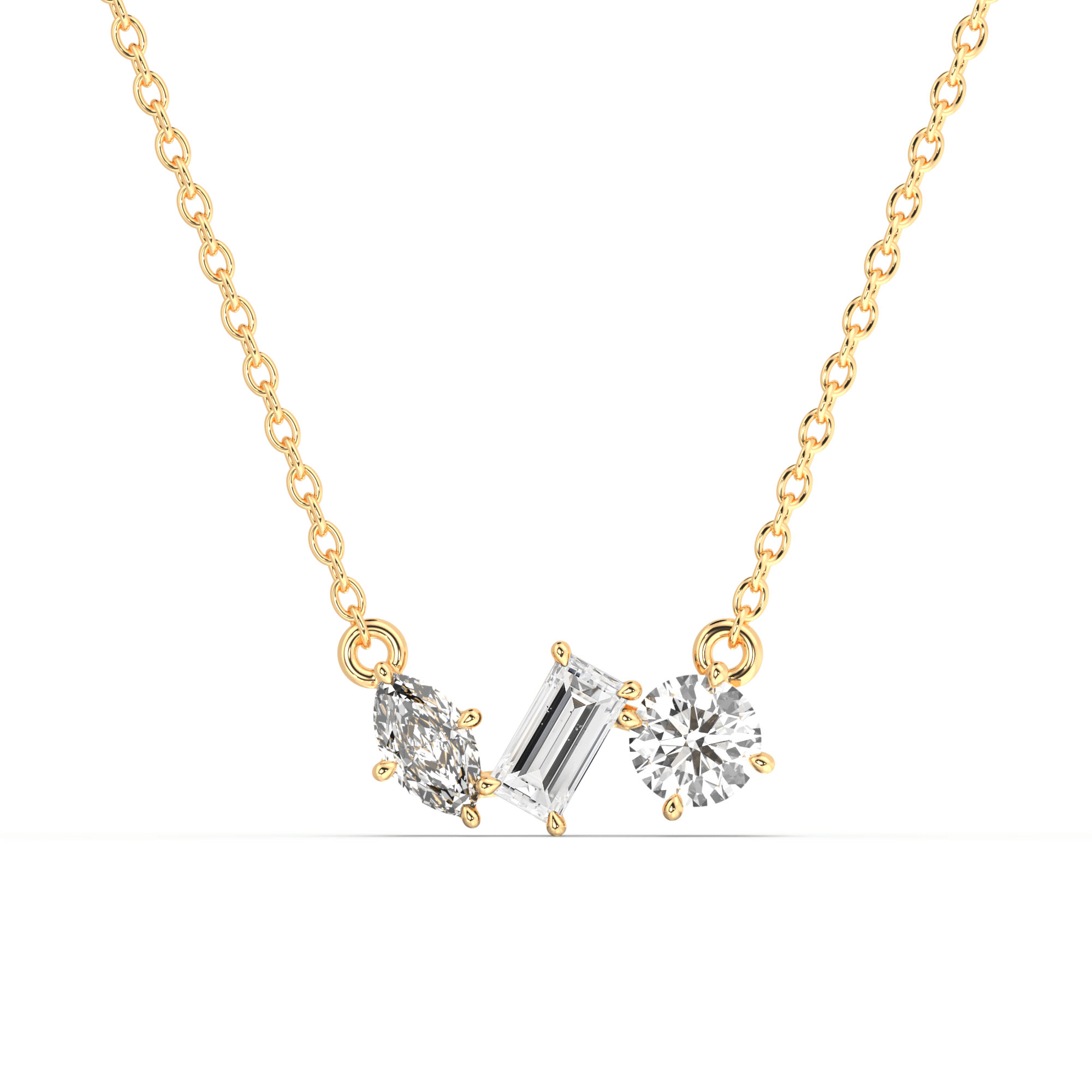 Eva's Trio Diamond Necklace