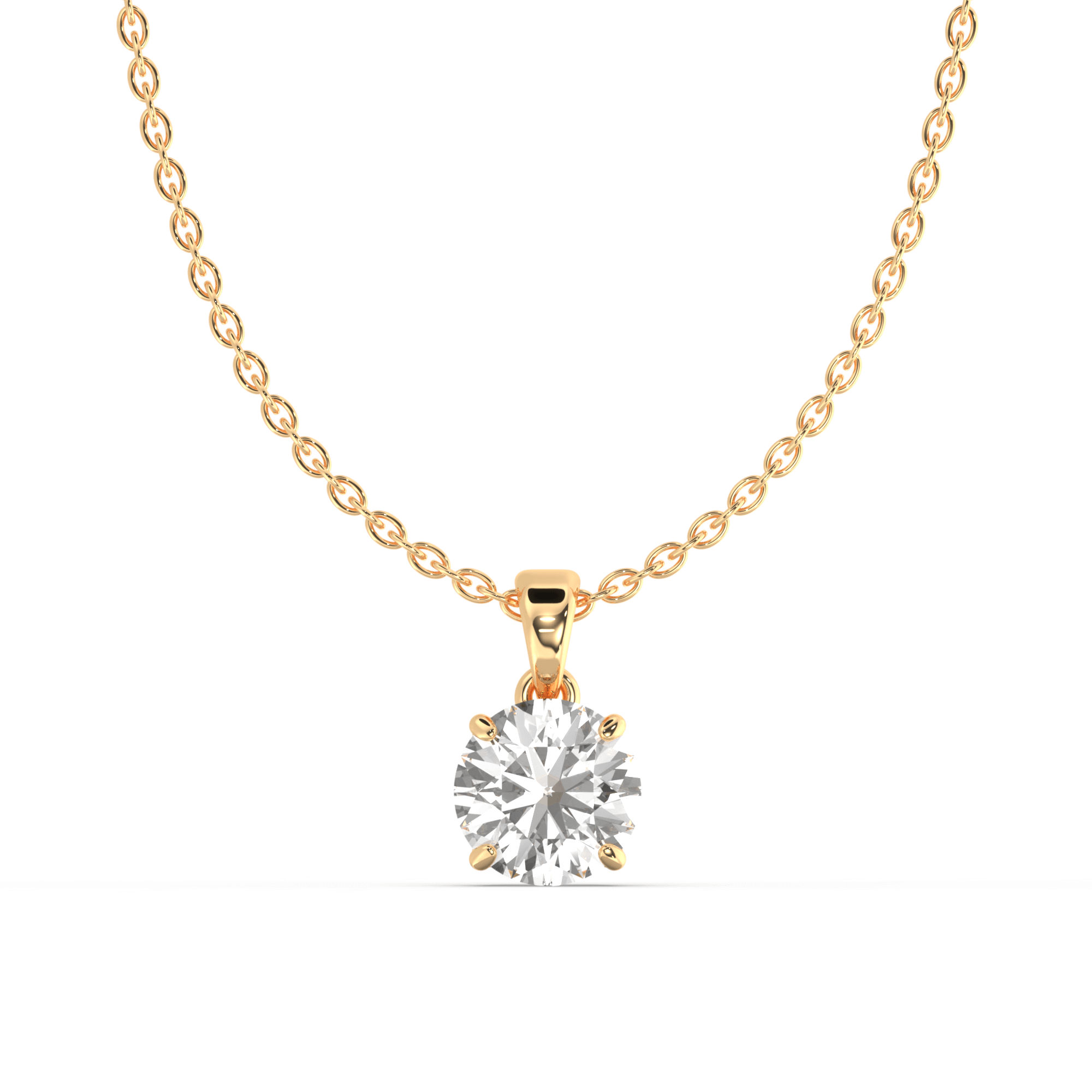 Mia's Solitaire Pendant