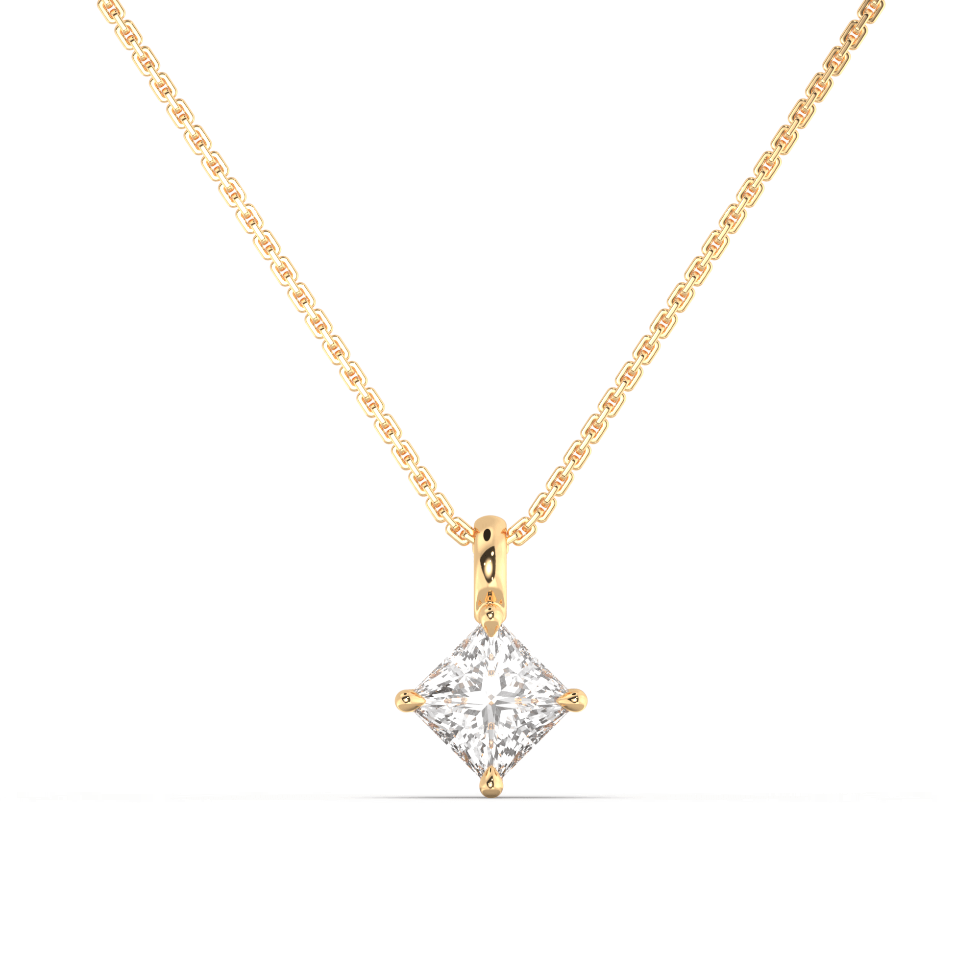 Sofia's Princess Cut Diamond  Pendant