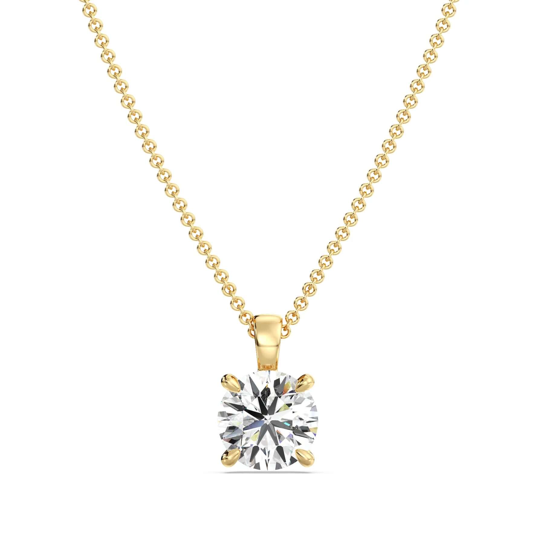 Siya's Solitaire Diamond  Pendant