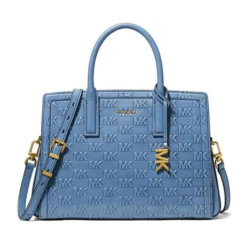 Rent-To-Own Michael Kors Laila Medium Satchel - French Blue | Rent