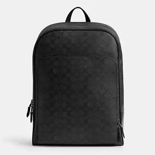 Rent-To-Own Coach Gotham Backpack in Signature Canvas - Charcoal