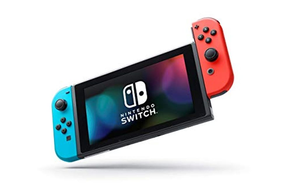 Nintendo Switch w/ Neon Blue & Neon Red Joy-Con + Mario Kart 8 Deluxe (Full Game Download) + 3 Mont
