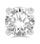 1 ctw Round Cut Lab Grown Diamond Stud Earring in 10K White Gold