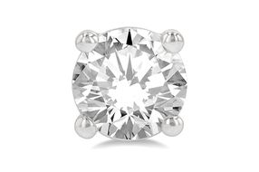 1 ctw Round Cut Lab Grown Diamond Stud Earring in 10K White Gold