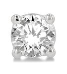 1/2 ctw Round Cut Lab Grown Diamond Stud Earring in 10K White Gold