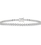 1 ctw Round Cut Lab Grown Diamond Illusion Bracelet in 10K White Gold