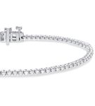 1 Ctw Round Cut Lab Grown Diamond Tennis Bracelet in 10K White Gold