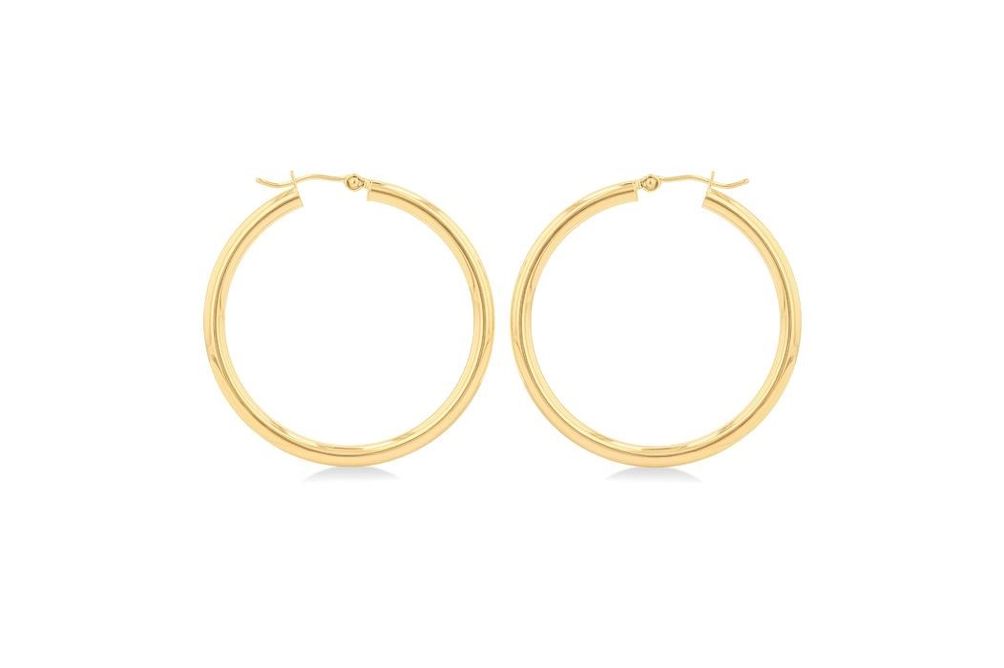 Hoop Earrings in 10K Yellow Gold