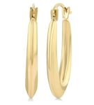 Hoop Earrings in 10K Yellow Gold