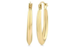 Hoop Earrings in 10K Yellow Gold