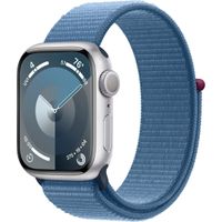 WATCH SERIES 9 41MM SILVER ALUMINUM CASE WITH WINTER BLUE SPORT LOOP GPS