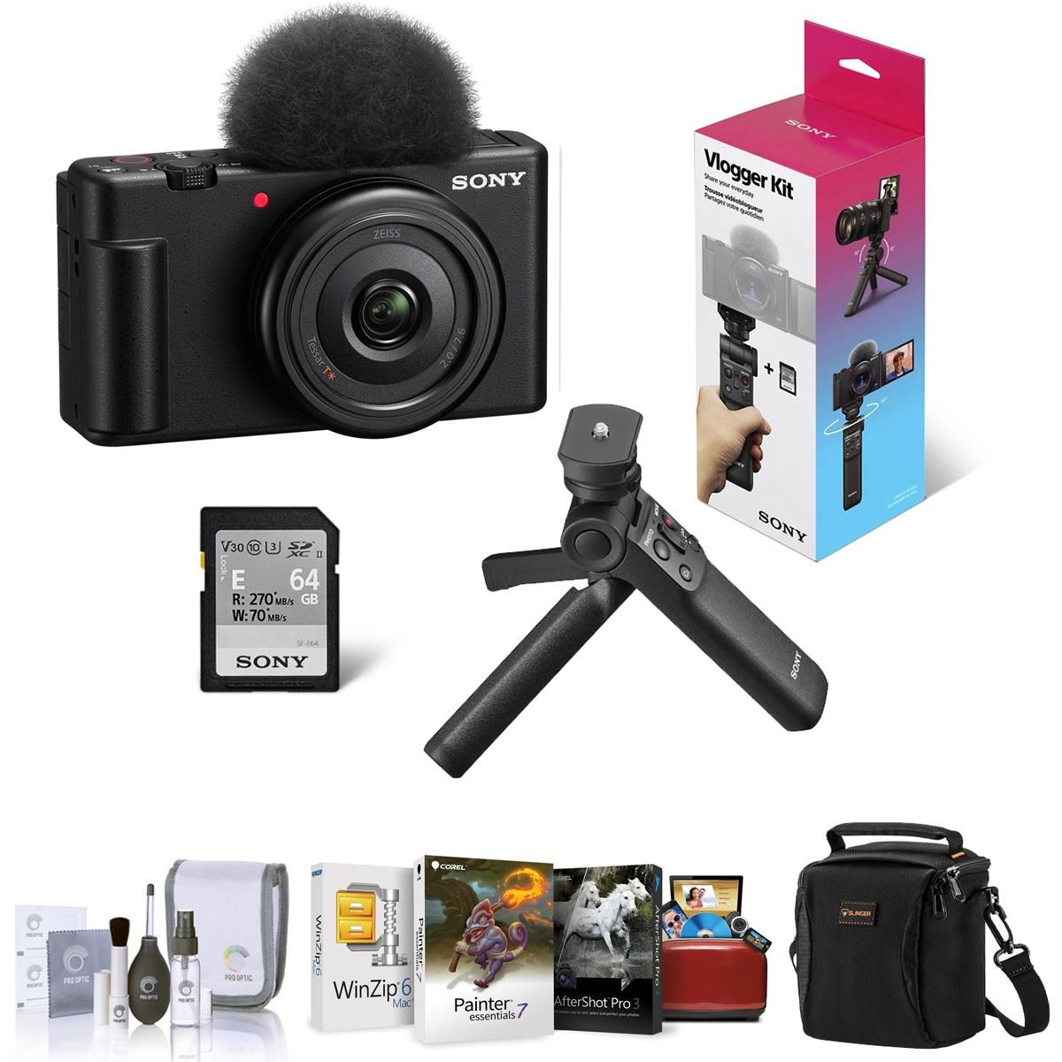 Rent this VLOG CAMERA BLACK WITH ACCESSORY KIT (WIRELESS