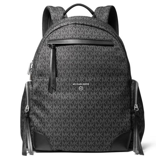 black leather michael kors backpack Sable Medium grained cow back yet luxe our rhea backpack redefines big Michael Kors Rhea Mini Python-Embossed