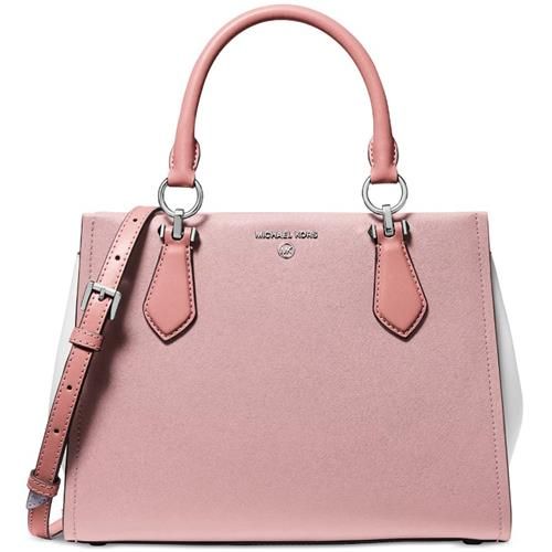 【新品未開封】ROSE BUD standingMICKEYMOUSEsweat Rent-To-Own Michael Kors MK Marilyn Medium Satchel- SMokey