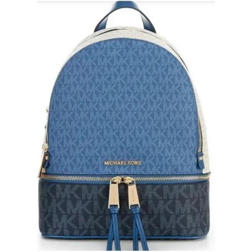 Rent-To-Own Michael Kors Medium Backpack Rhea Zip - Dark Chambray