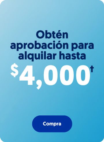 Obtenga aprobación para arrendar hasta $4000