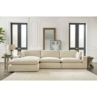 Benchcraft Elyza 3-Piece Sectional with Chaise-Linen