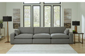 Benchcraft Elyza 3-Piece Sectional Sofa-Smoke