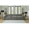 Benchcraft Elyza 3-Piece Sectional Sofa-Smoke