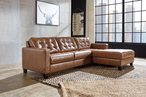 Signature Design by Ashley Baskove 2-Piece Sectional with Chaise-Auburn