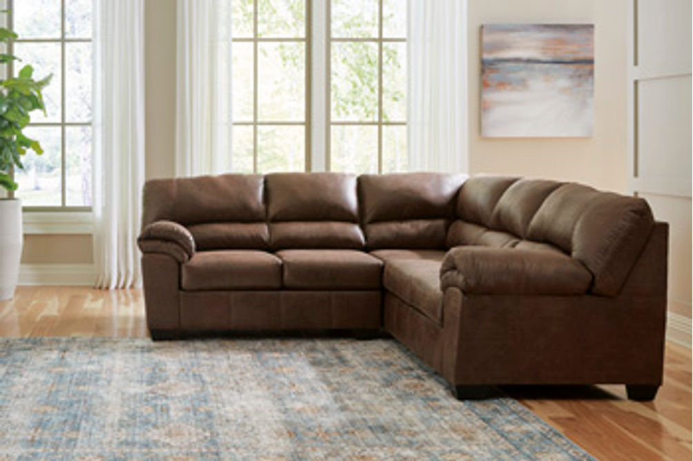 Signature Design by Ashley Bladen 2-Piece Sectional-Coffee