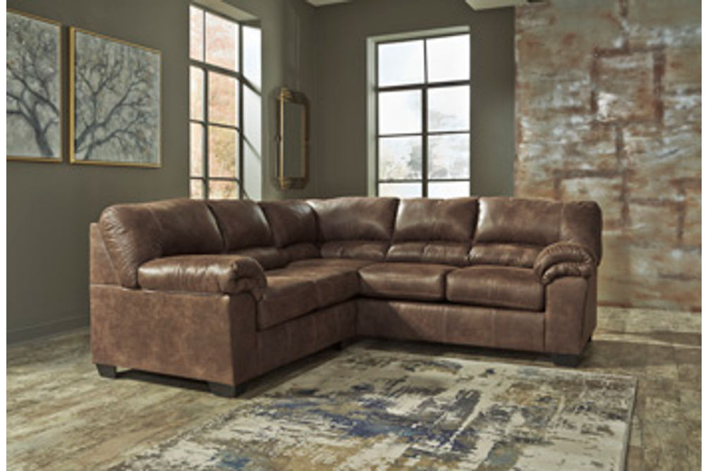 Signature Design by Ashley Bladen 2-Piece Sectional-Coffee